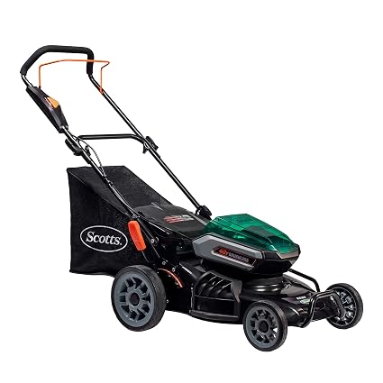 Scotts Outdoor Power Tools 61940s 19 Inch 40 Volt Cordless Lawn Mower 5ah Battery And Fast Charger Included #walk #behind #mulching #lawn #mower Scotts Outdoor Power Tools 61940s 19 Inch 40 Volt Cordless Lawn Mower 5ah Battery And Fast Charger Included