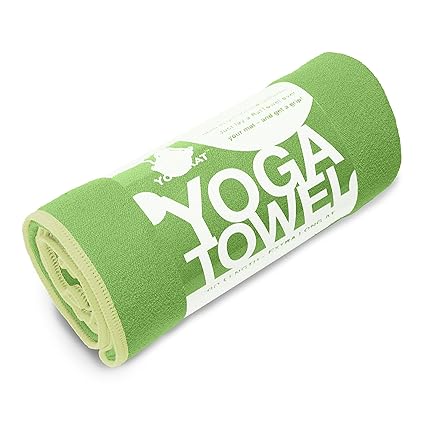YogaRat Yoga Towel: 100% Microfibra Antideslizante, Delgado ...