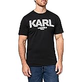 Karl Lagerfeld Mens Pullover Short Sleeve Karl Text Logo T-Shirt