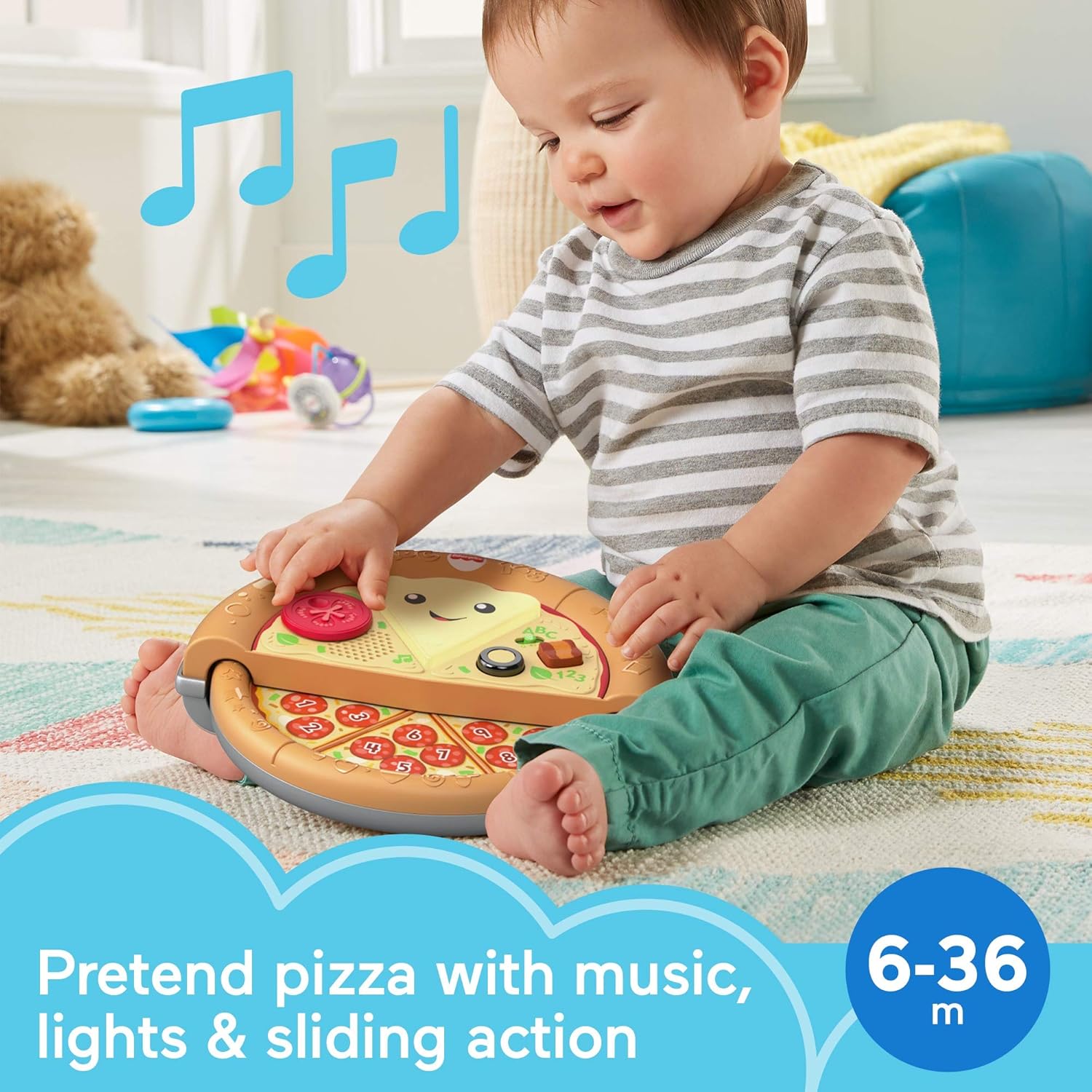 fisher price pizza slice teether