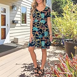 lionstill Women's Casual T Shirt Dress Summer