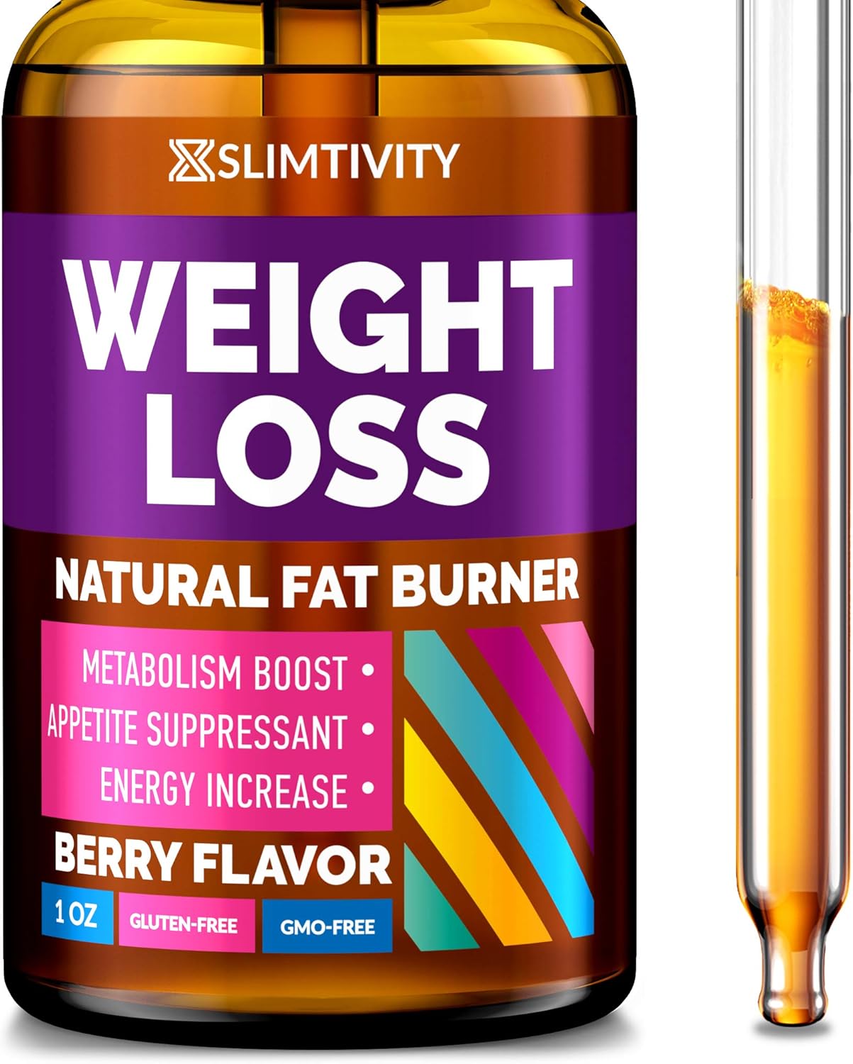 Diet Drops for Appetite Suppression - Weight Loss Drops for Adults - Appetite Suppressant for Fast Weight Loss - Advanced Metabolism Booster - Hunger Suppressant for Fat Burn: Health & Personal Care
