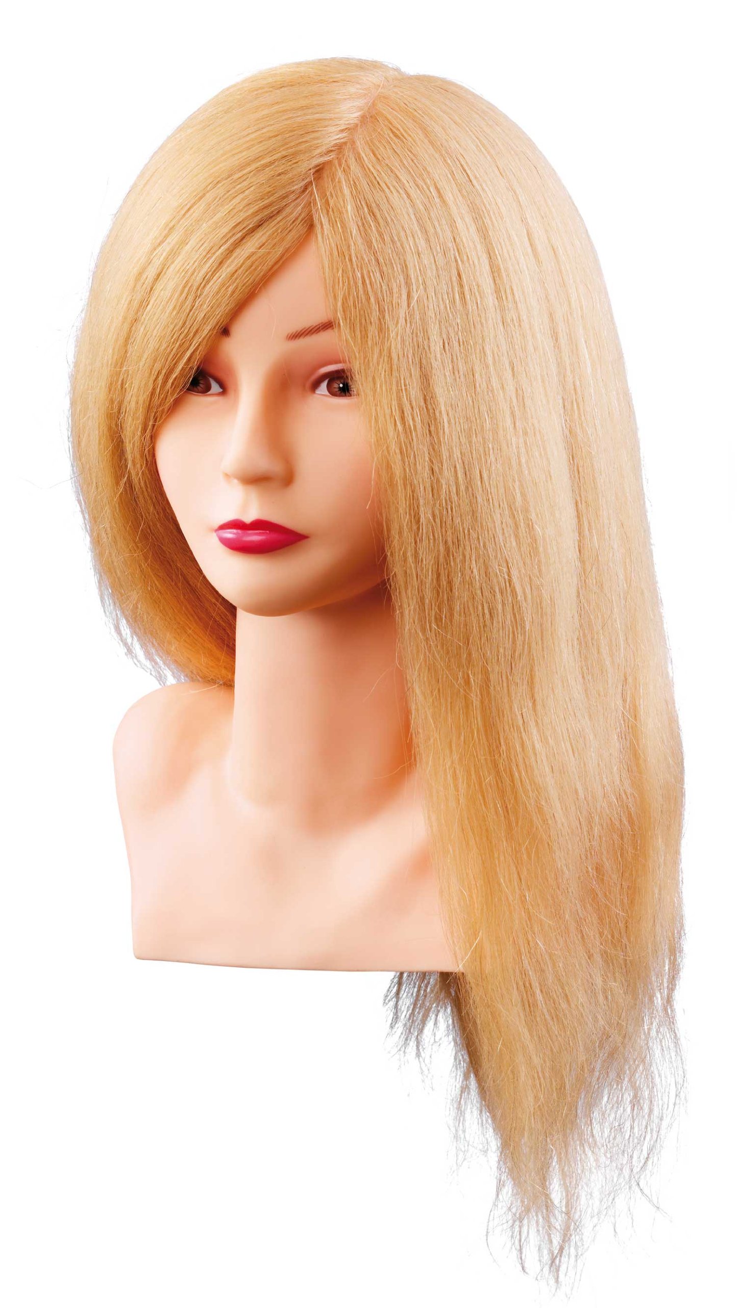 Comair Louisa 7000799 Training Head 40 cm Blonde Real Hair with Bust