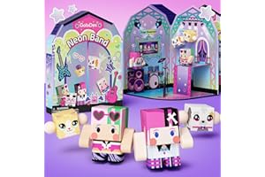 GobiDex Magnetic Doll House Playset for Girls, STEM Toddler Toys with 4 Scenes, Figures, Pets & Stickers – Great Birthday for
