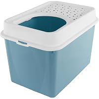 Cat Litter Box Rotho My Pet BERTY 57 x 40 x 33 cm Blue/White main image 0