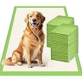 Gardner Pet Pee Pads for Dogs Extra XLarge 29"x47", XXL Thicker ECO Green Disposable Puppy Training Pads Super Absorbent Full Edge-Wrapping Pad for Dogs, Puppies, Doggie, Cats, Rabbits-(50 Count)