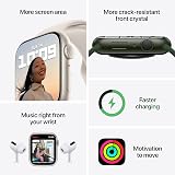 Apple Watch Series 7 GPS 45MM (PRODUCT)RED Sport Band Renewed view 4