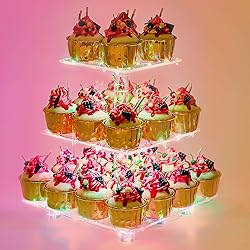 YestBuy 3 Tier Cupcake Stand - Premium Cupcake