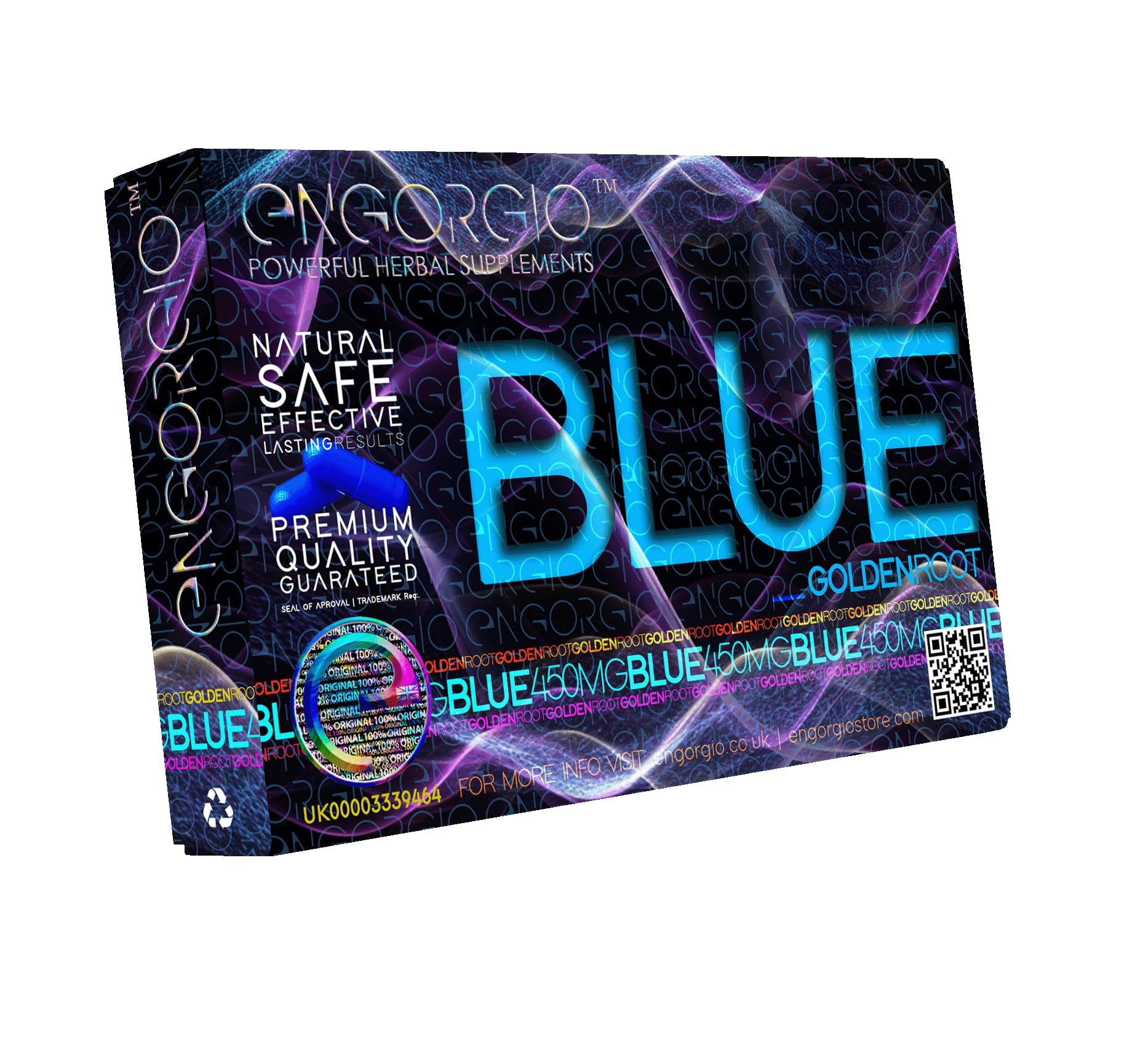 Ultra Strong ENGORGIO™.10 x 450mg Pills - Herbal Supplement, Performance Enhancing Supplements for Energy, Stamina and Endurance.