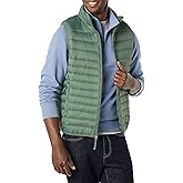 Amazon Essentials Men's Lightweight Water-Resistant Packable Puffer Vest