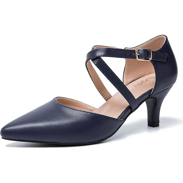 Peijely Damen Slingback Pumps - Strick-Schuhe Mit 6cm Kitten Heels