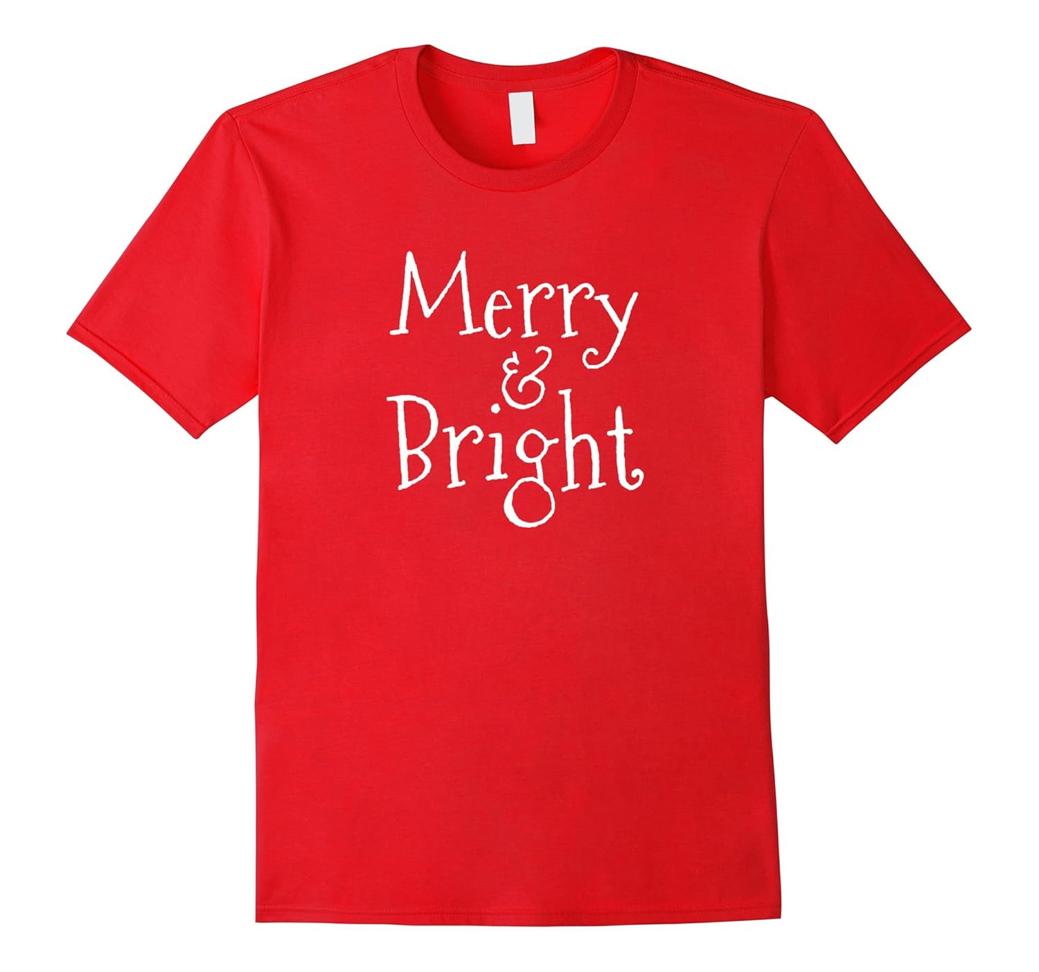 Cute Christmas Quote tshirt Merry & Bright Tee Mom Shirt-ANZ