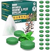 Peppermint Oil Moth Balls for Rodents Deterrent 28 Pack – Natural Mice & Rat Repellent for Indoor/Outdoor Use, Safe for Pets & Humans, Long-Lasting Pest Repellent for Squirrels, Skunks, Chipmunks