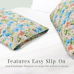 Elegant Comfort Ultra Soft Set of 2 Floral Print