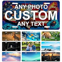 Metal Custom License Plate - 6x12 Inch - Select