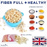 EcoEarth Microwave Popcorn Maker Collapsible Silicone Popper Blue Crab view 4