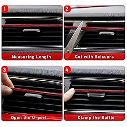 Kewucn 20 PCS Car Air Conditioner Vent Decorative