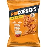 PopCorners Popped Corn Snack Chips, Spicy Queso, 5 Oz