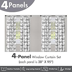 Ambesonne Motorcycle Window Curtains Pack of