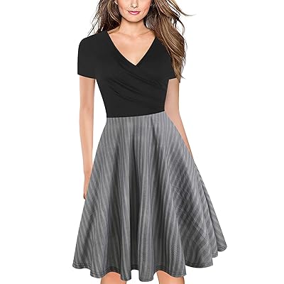 oxiuly Womens Elegant Chic V-Neck Cotton Blend Palestine | Ubuy