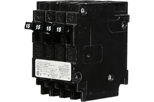 SIEMENS Q21515CT Double Two 15-Amp Single Pole Circuit Breaker, Color