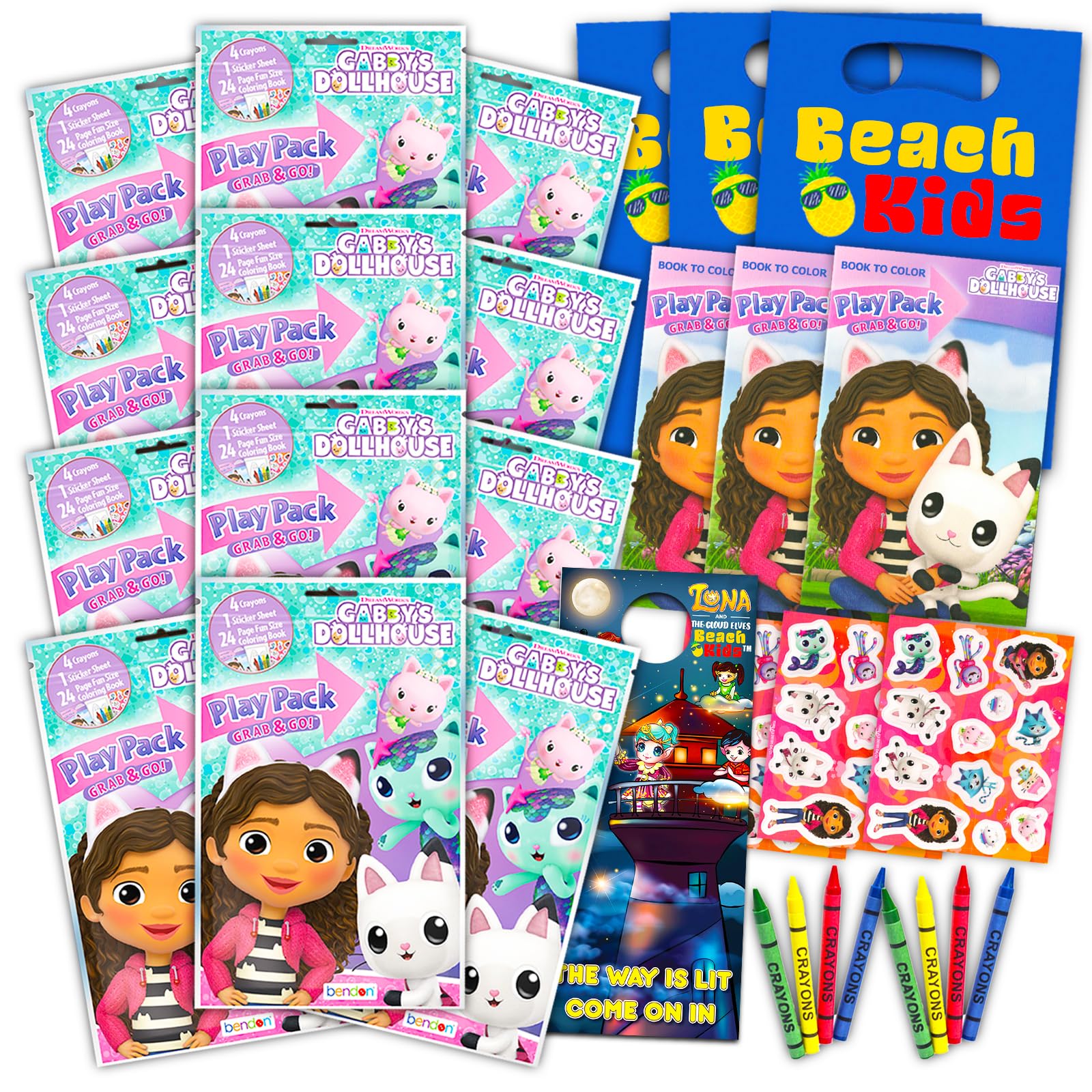 Mua Gabby's Dollhouse Play Pack Party Favors - Bundle with 12 Gabby's ...