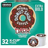 The Original Donut Shop Dark, Keurig Single Serve K-Cup Pods, Dark Roast Coffee Pods, 32 Count