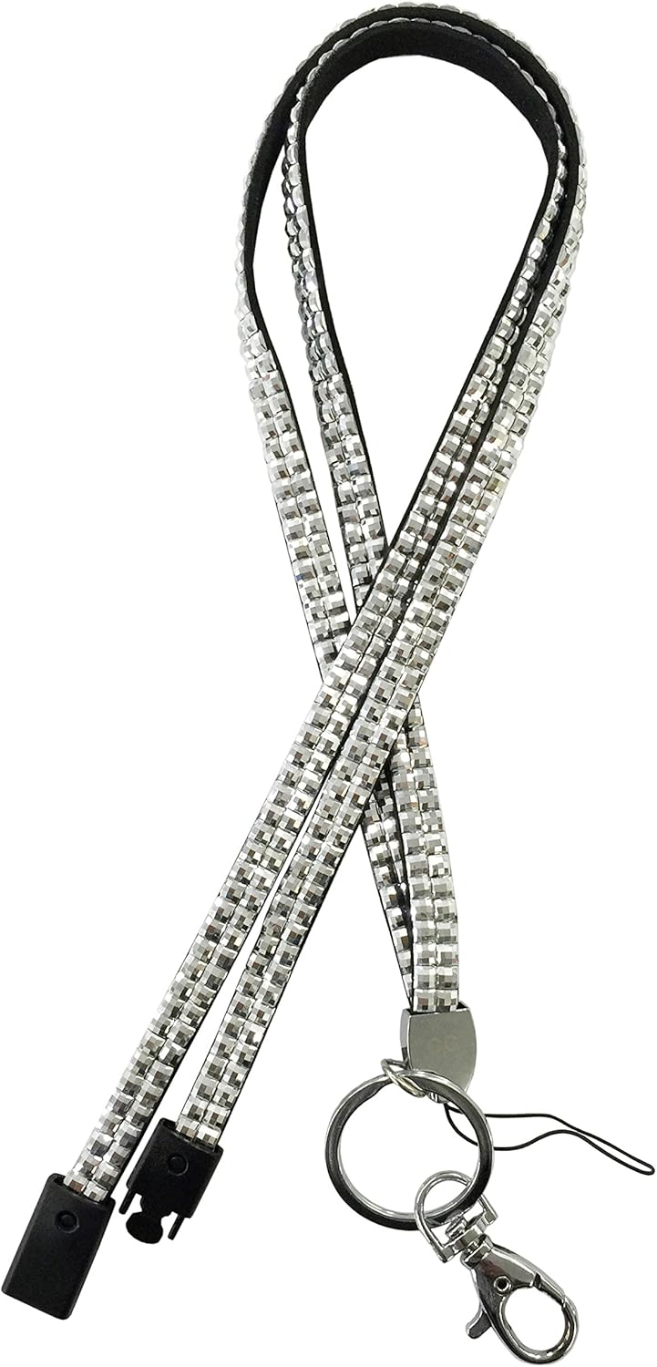 Lanyard Strap SENRISE Bling Diamante Strass (Breakaway) Lanyards, voor