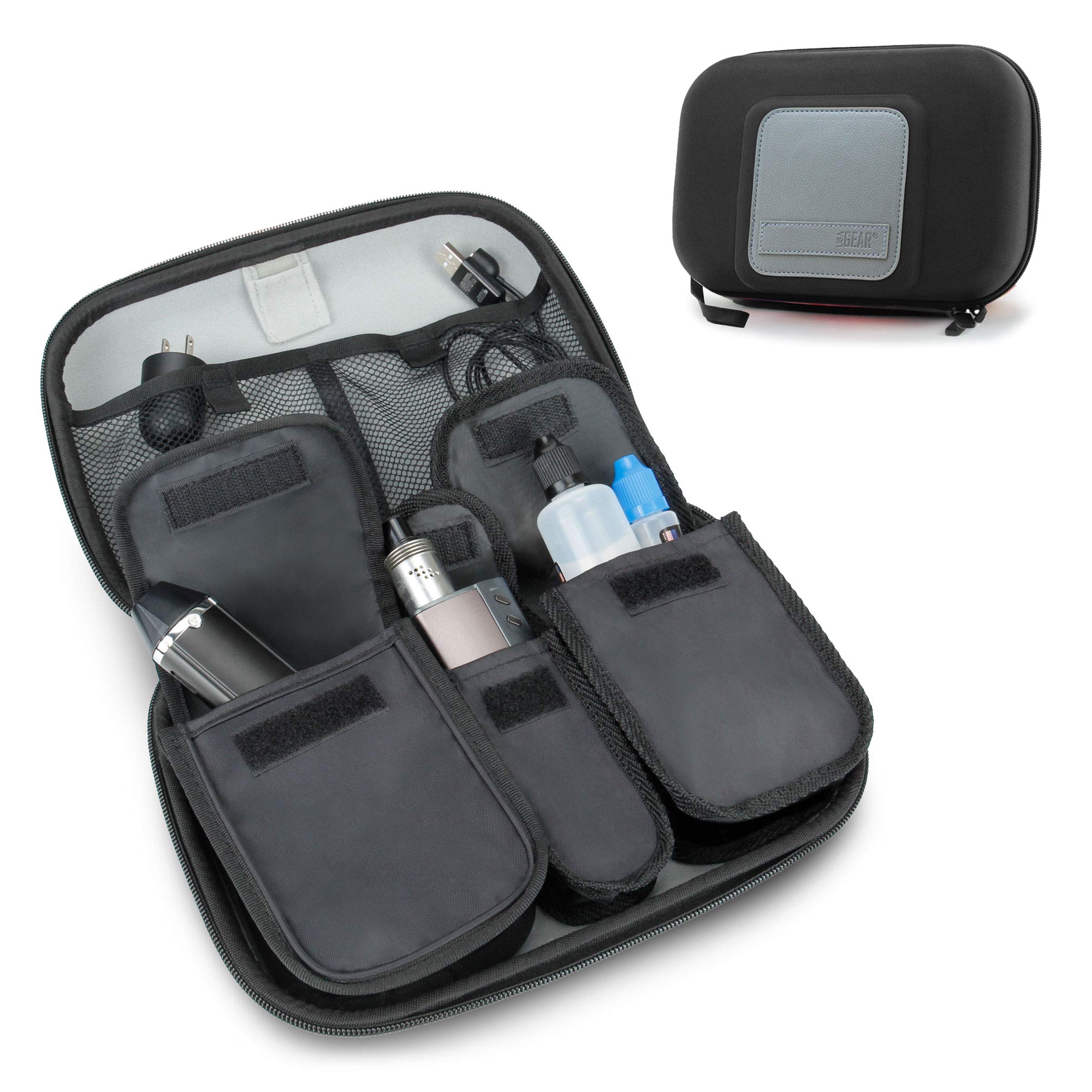 USA Gear Vape and Accessory Carrying Case Premium ECigarette Vape Mod Travel Pen Large
