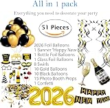 Jonami New Year's Eve 2026 XXL Decoration Set - Black & Gold view 2