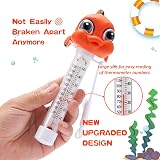 INCETUE Floating Pool Thermometer Clown Fish Easy Read for Pools & Spas view 2