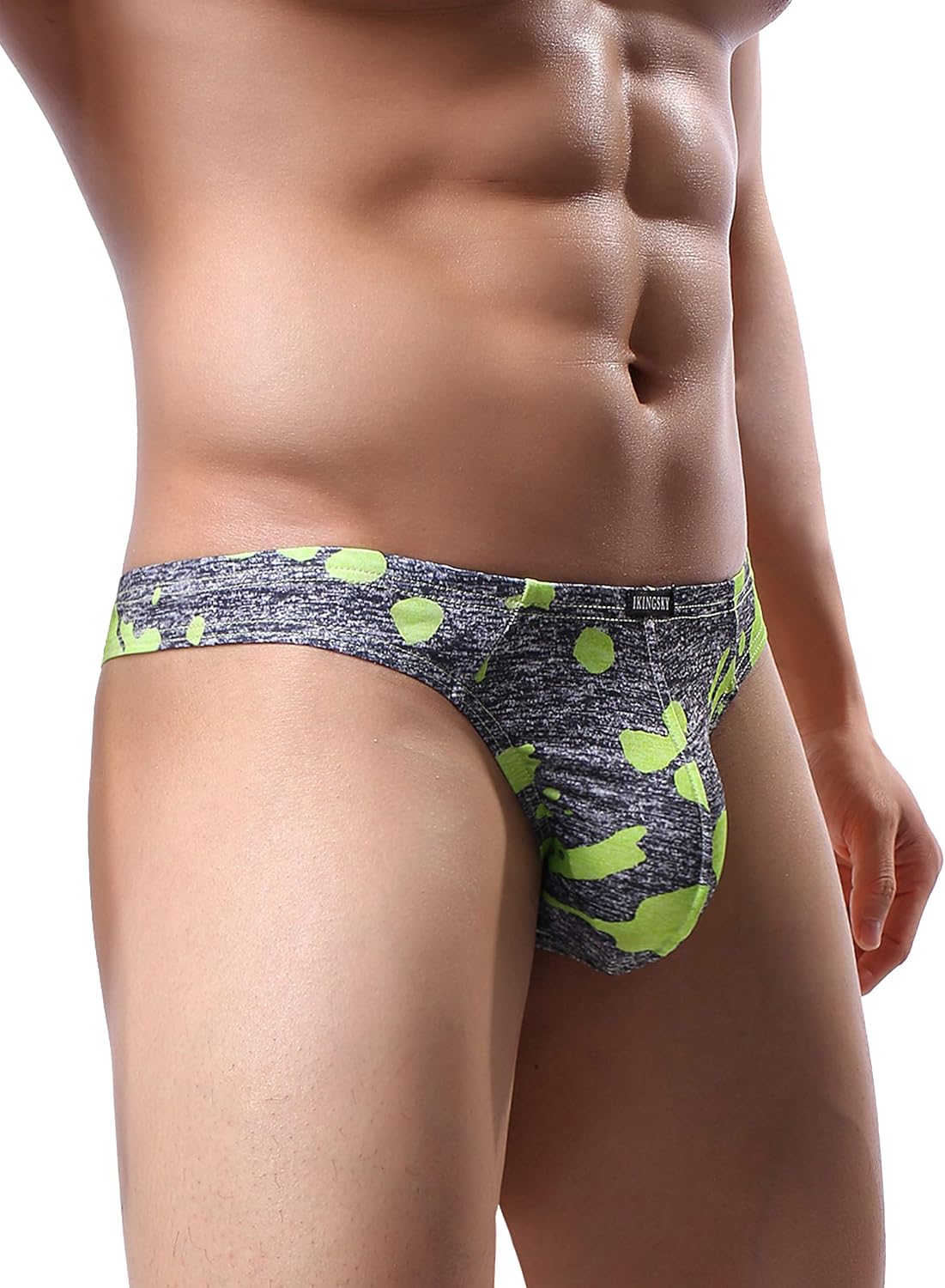iKingsky Men's Camouflage Thong Underwear Sexy Low Rise T-back Underwear at  Men’s Clothing store