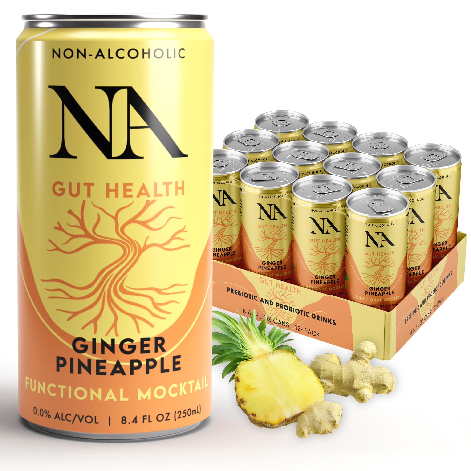 NA Non-Alcoholic Functional Adaptogen Drinks with