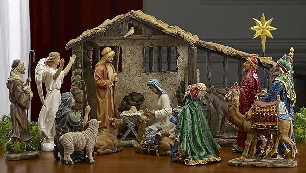 THREE KINGS GIFTS DELUXE EDITION, NATIVITY SCENE SET...