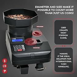Cassida Heavy-Duty Coin Counter/Off-sorter