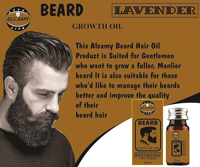 Alcamy Beard Growth Oil Lavender Amazon In Health Personal Care