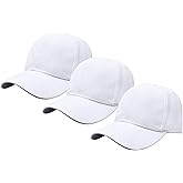 Gelante Plain Baseball Cap Adjustable Back Strap 3 PC
