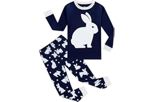 KikizYe Little Boys Long sleeve Pajamas Kids jammies Child Pjs