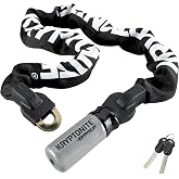 Kryptonite KryptoLok 995 Bike Chain Lock, 3ft Heavy Duty Bicycle Lock | 9mm Manganese Steel links, Sold Secure Gold security, 95cm length with 2 keys, ideal for motorcycles and gates