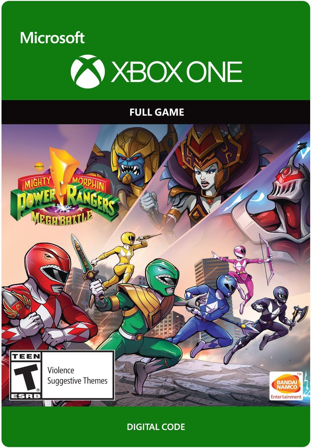 Amazon Com Power Rangers Mega Battle Xbox One Digital Code