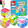 Pop It Fidget Toys Cubes - Fidget, Stack & Count! Pop Its - Fun Pop It Toy - Sensory Fidget Toys for Toddlers 1-3 - Fidget Cube for Kids - Fidgets & Popits for Kids - Stocking Stuffers for Kids