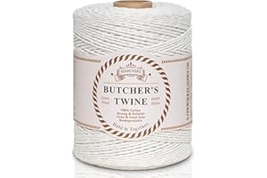 Ficelle de boucher pour la cuisine, la pâtisserie et les travaux manuels – Ficelle de cuisine de qualité alimentaire pour att