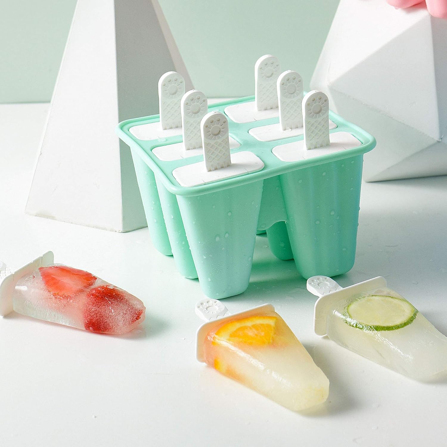 Popsicle Molds 6 Pieces Silicone Ice Pop Molds BPA Free Popsicle Mold