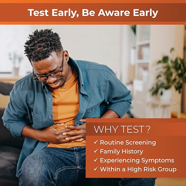 INDICAID IMMUNOCHEMICAL FECAL OCCULT BLOOD RAPID TEST (IFOB), FIT COLON TEST, ACCURATE AND EASY AT HOME, NO PREP REQUIRED, FSA/HSA ELIGIBLE (1 PACK)