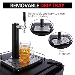 Aplanooie Beer Kegerator, Single Tap Draft Draft