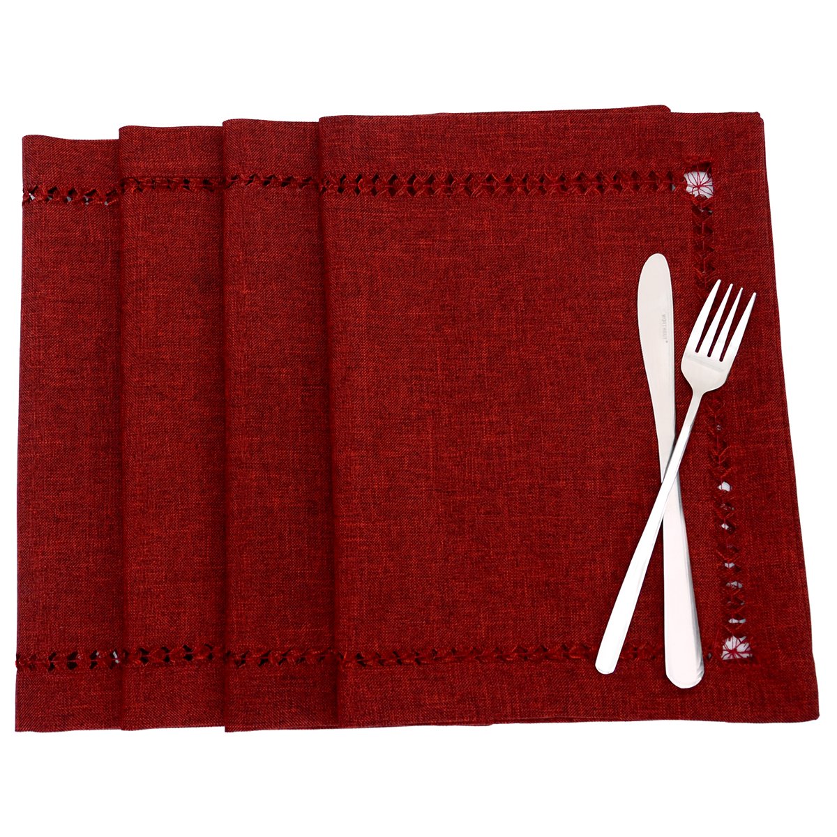 Best burgundy placemats for dining table