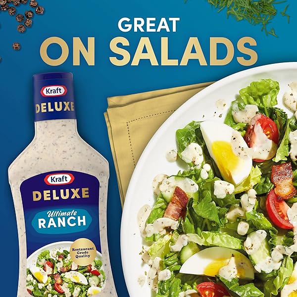KRAFT DELUXE ULTIMATE RANCH SALAD DRESSING (16 OZ BOTTLE)