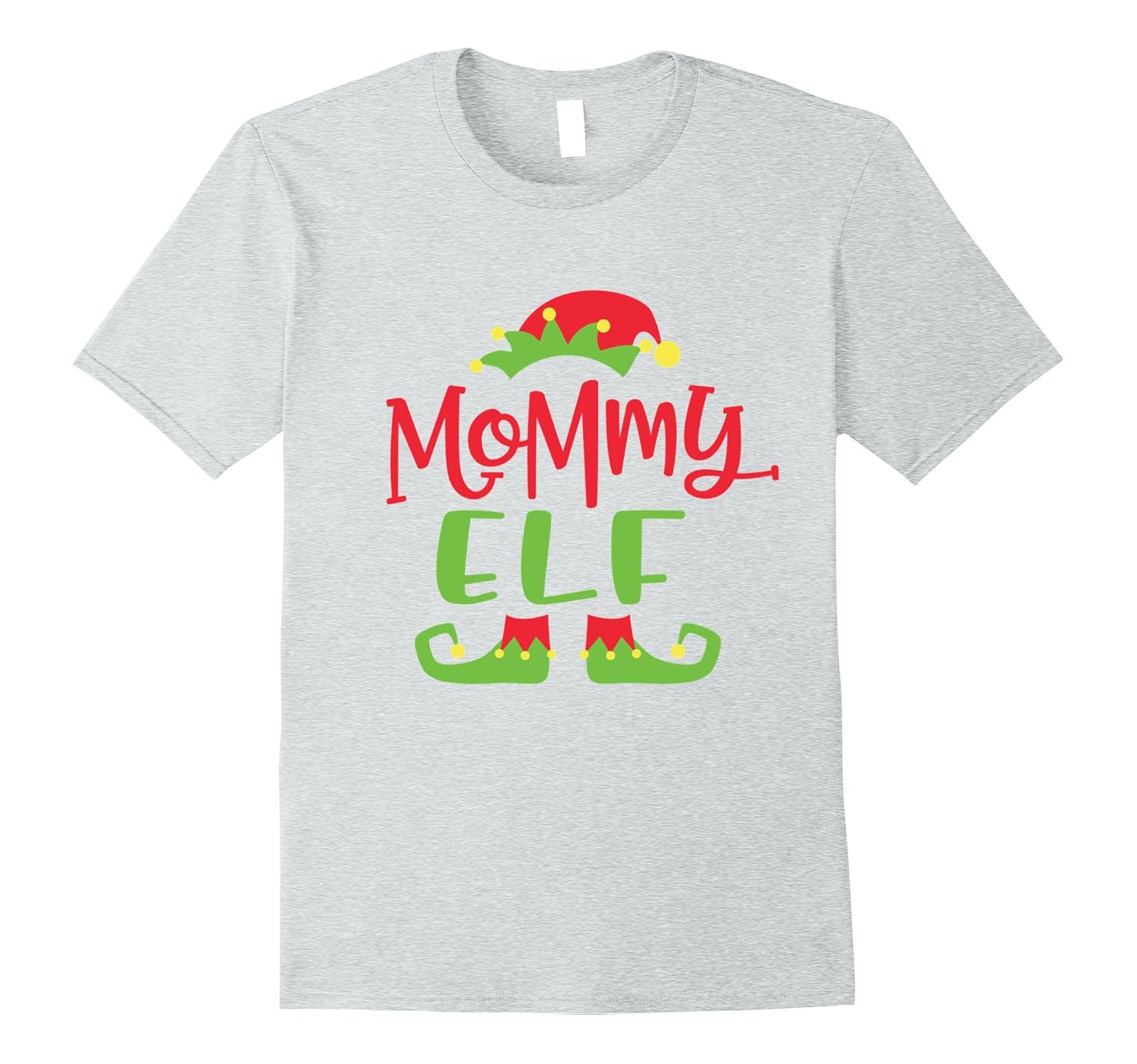 Mommy Elf Funny Christmas T-Shirt - Matching Family Shirts-ANZ