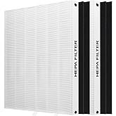 Lhari AP-1512HH True HEPA Replacement Filter, Compatible with Coway Airmega AP-1512HH and Airmega 200M Air Purifier, Compare to AP-1512HH-FP, AP-1518R, AP-1519P Air Filter, Item NO #3304899, 2-Pack