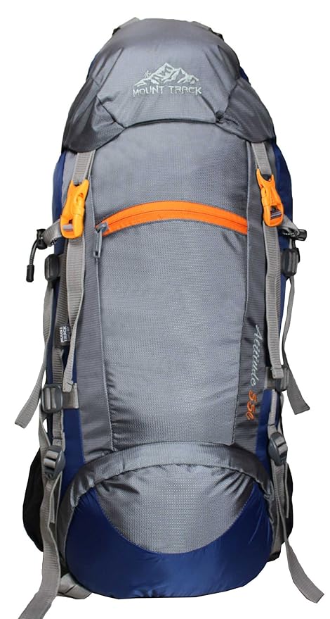 MOUNT TRACK 55 Ltr Navy Blue & Grey Rucksack